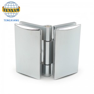 Porcellana Produttore di alta qualità in vetro a vetro 180 gradi in lega di zinco della doccia cerniera