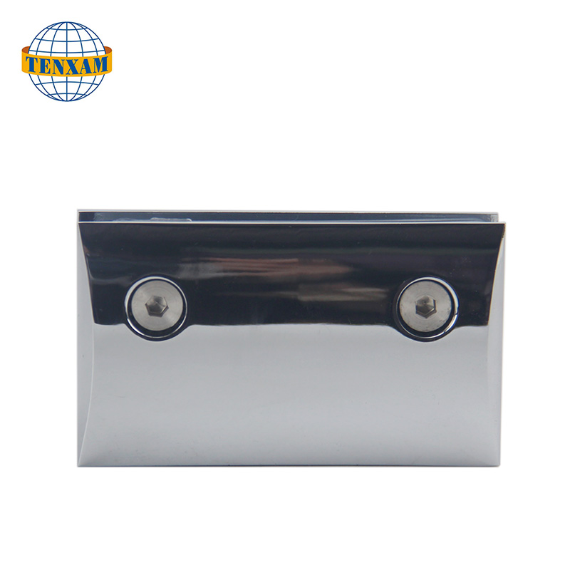 Morsetto di vetro a doppio foro cambered da 0 gradi